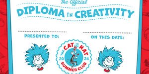 Image of a diploma of creativity graphic.