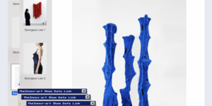 Image of blue candles.