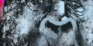 Painting of a gorilla.