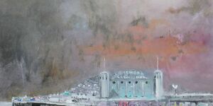 Painting of Brighton pier.
