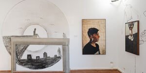 Image of an art exhibition.