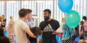 Councillor Victor Chamberlain and partner With Amir from Living Bankside