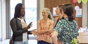 Florence Eshalomi MP with employees