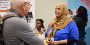 Children at nursery spring day