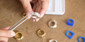 Image of someone making a ring.