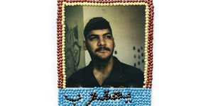 Polaroid image of a man.