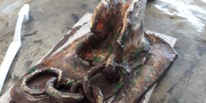 Sculpture created by a member of art group