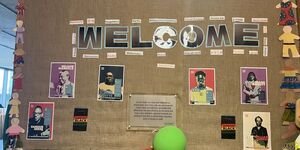 Family support welcome board