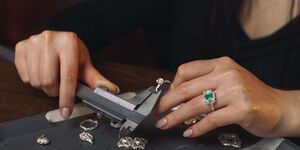 Image of someone making a ring.