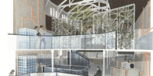 Artwork by Lucia Mills from Manchester Metropolitan University.