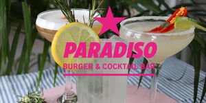 Image of three cocktails together on a table.