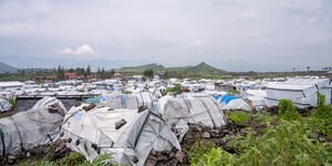 Image of a group of tents.