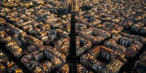 An aerial image of Sagrada.