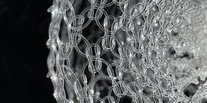 Image of a silver sculpture.