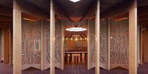 Image of a wooden installation.