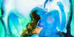 The Abduction of Europa, mixed media on canvas, Baroque Anarchist