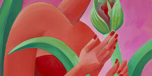 Too Much, oil and acrylics on canvas, Tribambuka