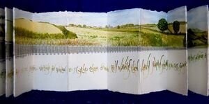 Painting of a field.