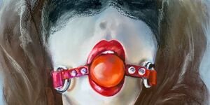 Image of a painting of a woman.