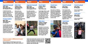Youth timetable