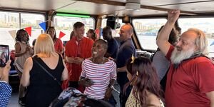 Seniors at the Boat Party