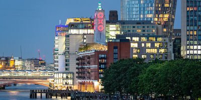 Oxo Tower Wharf and the River Thames