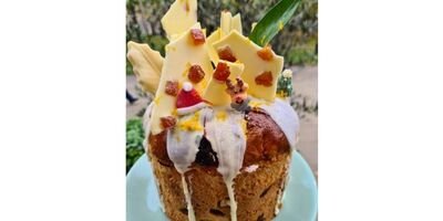 Italian Custard with Clementines Panettone