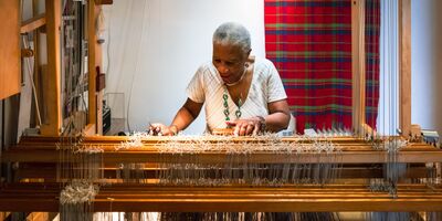 An image of Doreen in her studio.