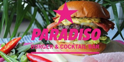 Image of a burger on a plate.