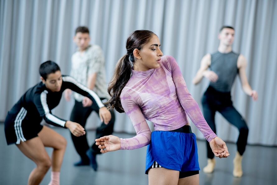 Rambert contemporary dance session