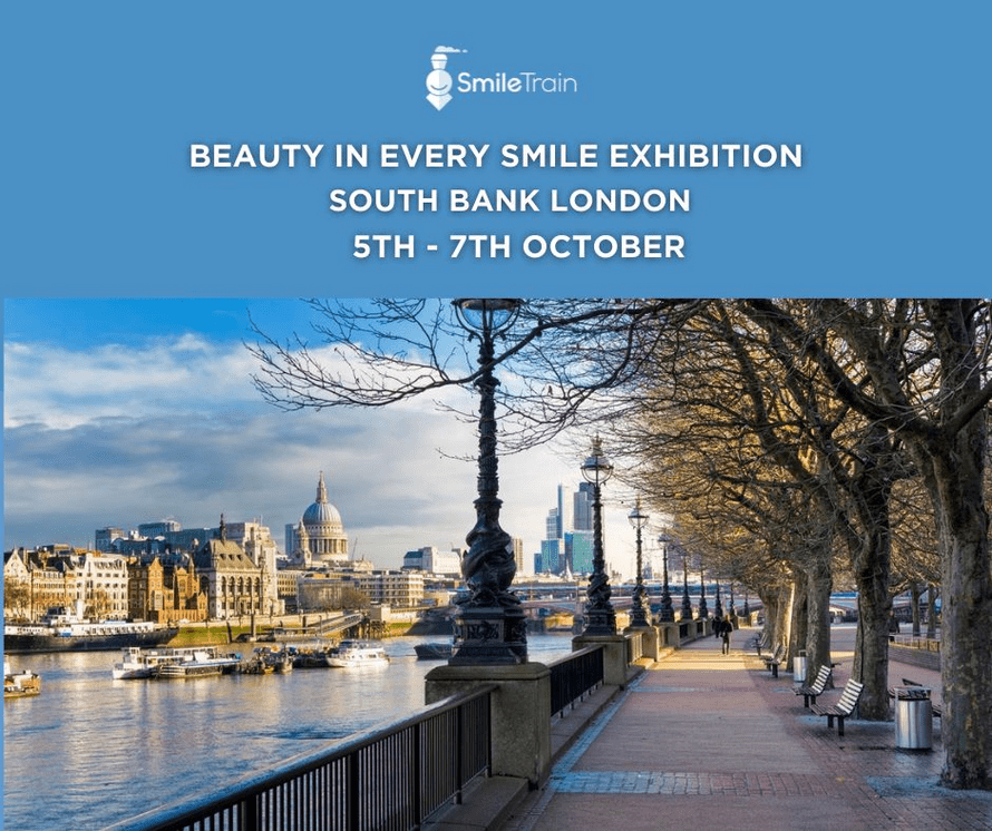 Image of a graphic with text and a photo of the river Thames.